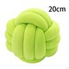 Knot Pillow Ball Tlusté Pohodlné vázané polštáře pro domácí pohovku v obývacím pokoji Světle šedá