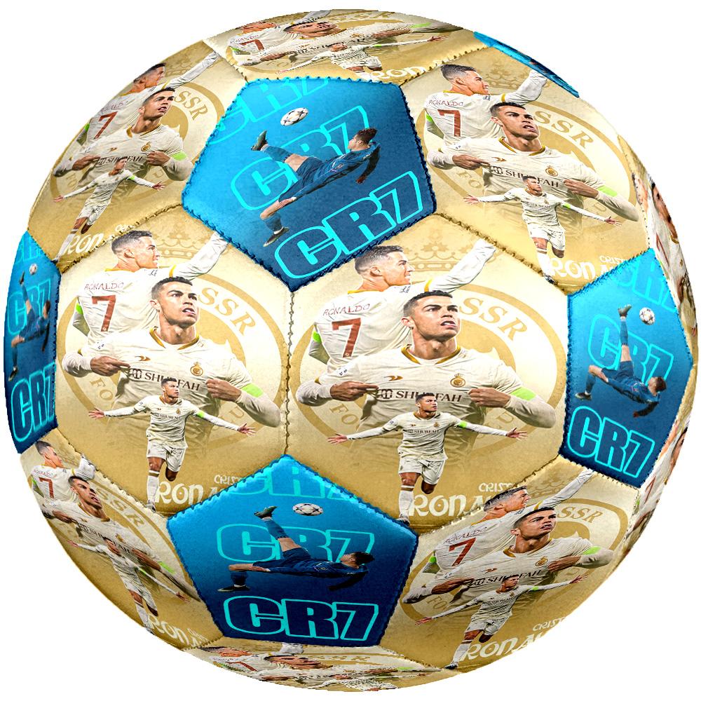 Ronaldo's Cr7 Skyward Kick Soccer Ball Size 5 Football Machine Sewn Indoor/Outdoor Training and Matches Sports Enthusiast Gifts
