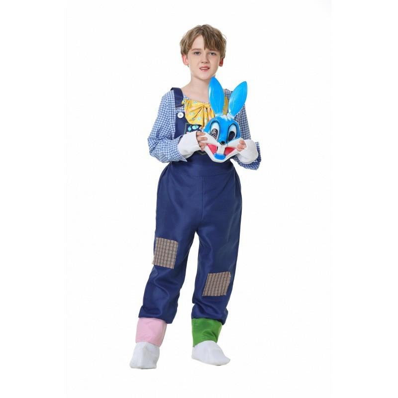 

Rabbit Charming Themed Dressup Outfit For Children In Vibrant Colors And Sizes Kids Blue Mask,S