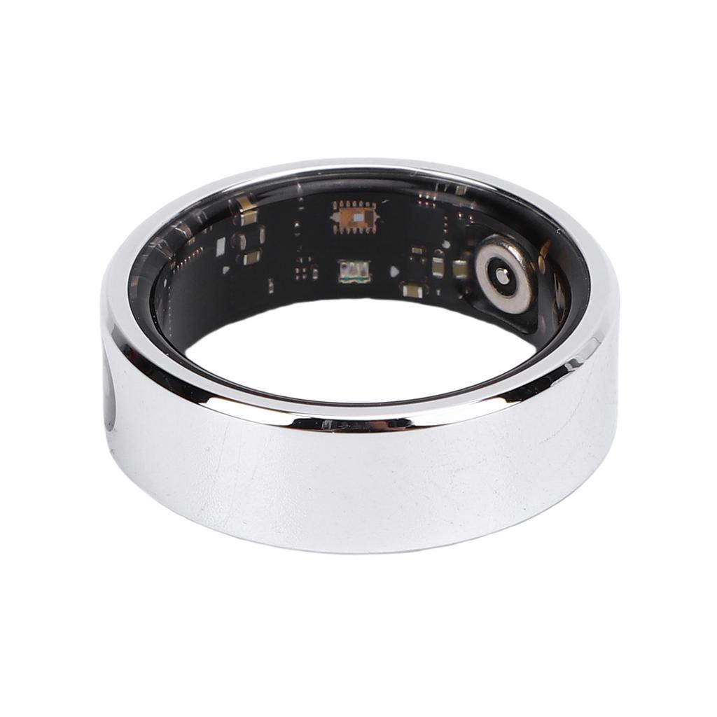 Smart Ring Fitness Tracker Men Women Touch Screen 5ATM Water Proof Health Exercise Record Steps with Charging Bay