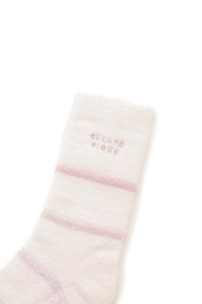 Gelato Pique Kids Smoothy Colorful Border Socks (PKGS251557 PNK)