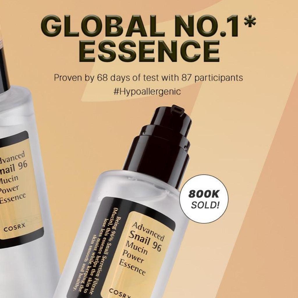 COSRX Advanced Snail 96 Mucin Power Essence 100ml+Advanced Snail 92 All in one Cream 100g