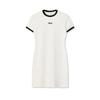 ORIGINALE Short Sleeved Dress With Skirt Women's Cloud White F51W629301FWT