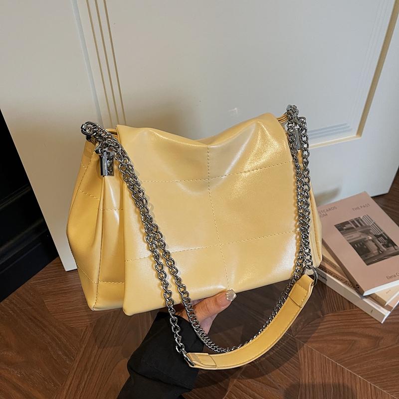 Underarm Bag Large Capacity Chain Tote Bag Women's Commuter Shoulder Crossbody Bag