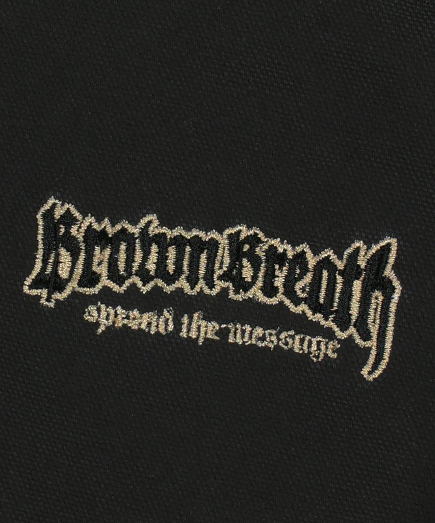 Brownbreath Oxford Hood Zip Up - Black