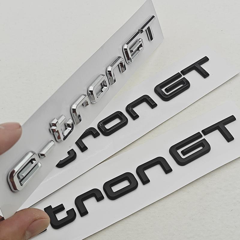 2026 NEW 3D ABS Car Rear Trunk Badge Logo e-tron GT Emblem Sticker For Audi Q4 Q6 e-tron GT e-tron Auto Exterior Accessories