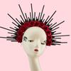 Rose Floral Crown Hair Tiaras Spiked Headbands Bride Flower Crown Halloween