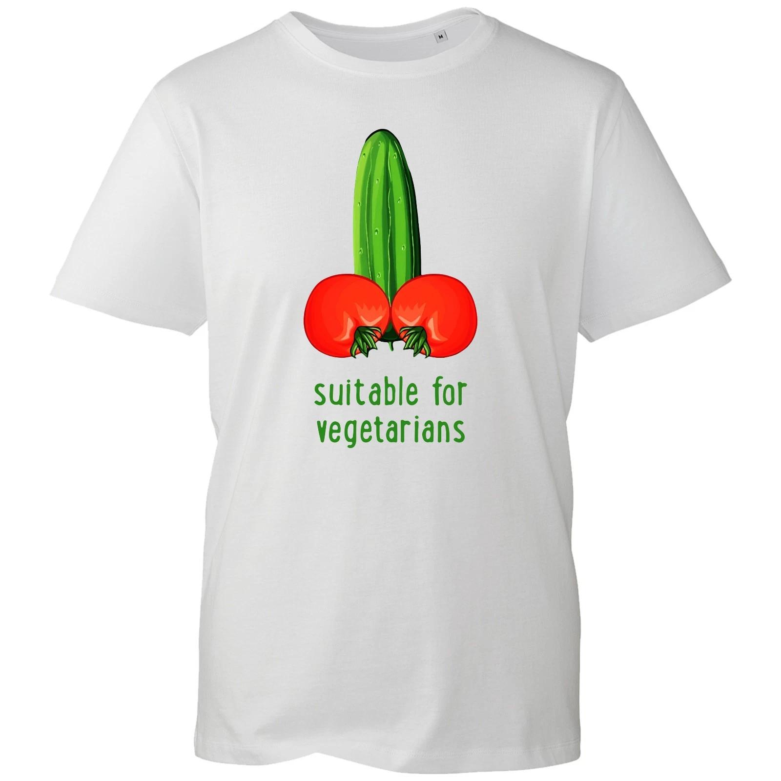 

Funny Vegetables T-shirt Suitable For Vegetarians Top Men s Unisex Gift Tee 4XL