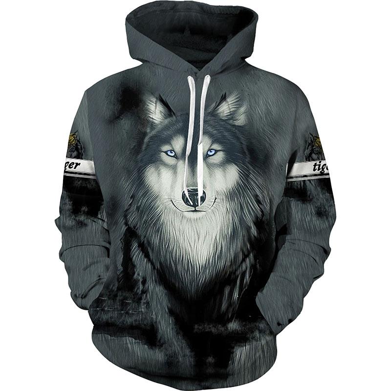 sweater 3d wolf