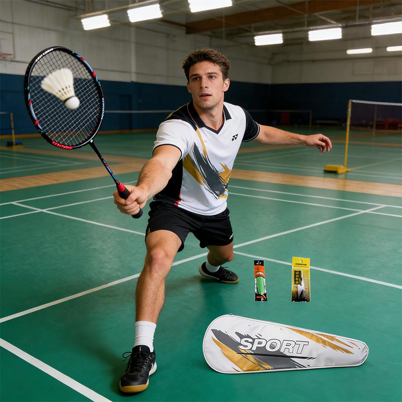 22 LBS badminton racket carbon fiber man woman adult high elasticity durable major Attack racket defense Competition level