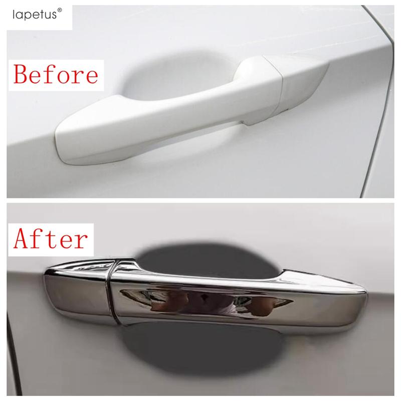 Car Door Handle Decoration Protection Cover Trim For Volkswagen Jetta Mk7  -  ABS Chrome / Black Accessories Exterior