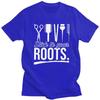 Custom Mens Stick To Your Roots Hairdresser Quotes T Shirt ShortSleeve Cotton Tshirt Casual Barber Tees Slim Fit Clothes