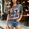 Vintage Bronx Schädel Collage Grafik T-Shirt Unisex Unisex Baumwolle Kurzarm Lässig Streetwear Top Y2k
