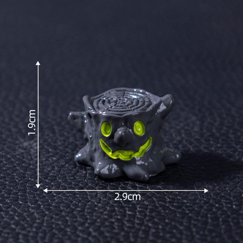 Halloween Pumpkin Ghost Cute Particle Decorative Accessories Mini Micro-landscape Resin Small Ornaments