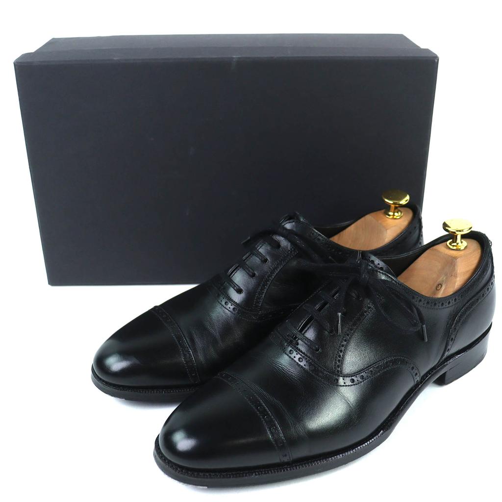 Great Ray Mar Dress shoes LUCAS Punched cap toe leather shoes black mens 8 Used