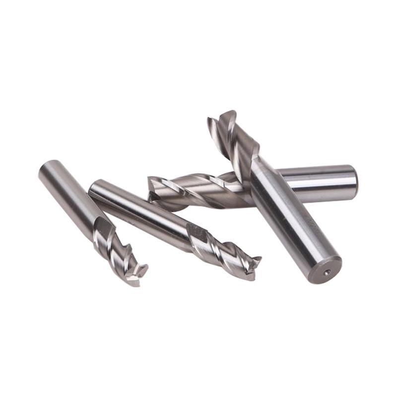 He Ye Bai Gang 3-Flute Super Hard End Mill, Straight Shank, 2-11mm, White Steel.