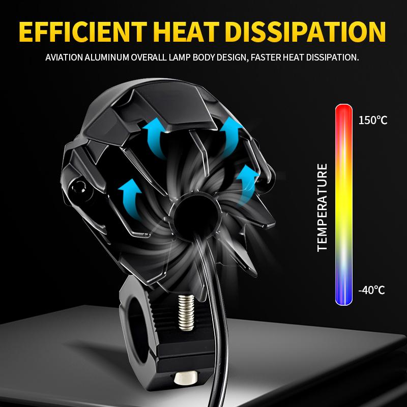 1Set 50W Motorcycle Spotlights Universal Additional Headlight For BMW K1600GT K1600GTL K1600 GT K1600 GTL K 1600 GT K 1600 GTL