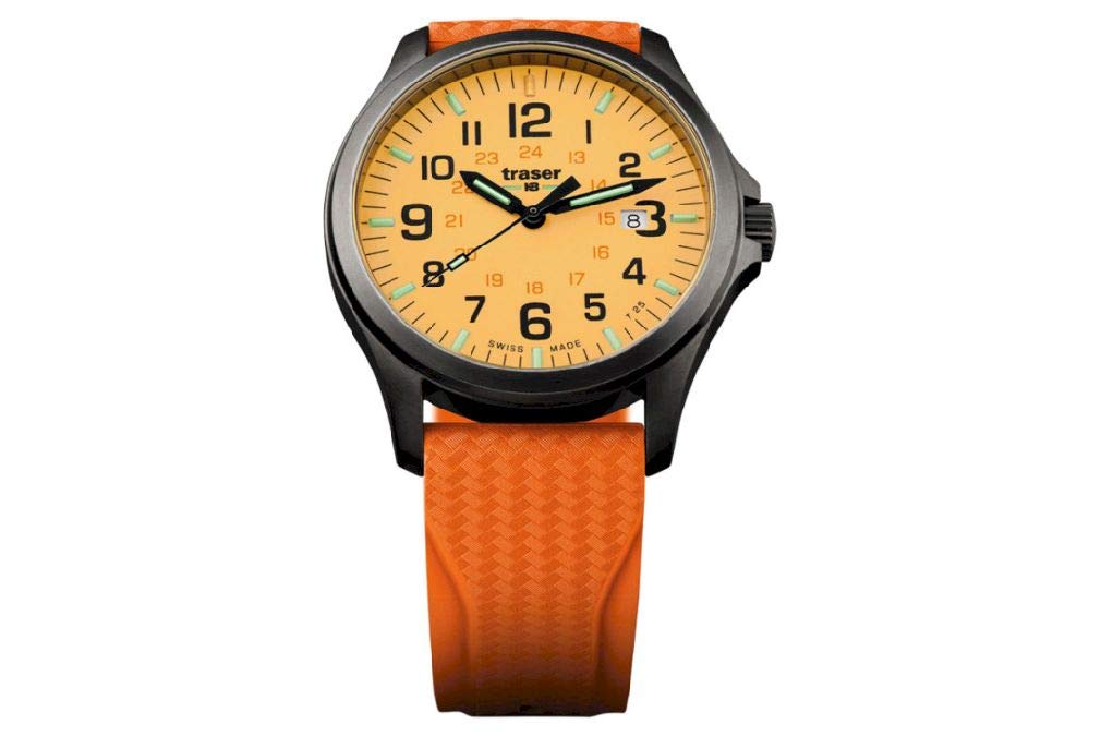 

[Tracer] Watch P67 Officer Pro GunMetal Orange 107423 Men s Orange