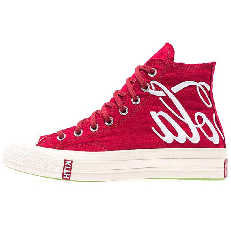 Coca Cola X Converse Chuck Taylor All Star Retro Casual High-Top Board Shoes Unisex Red