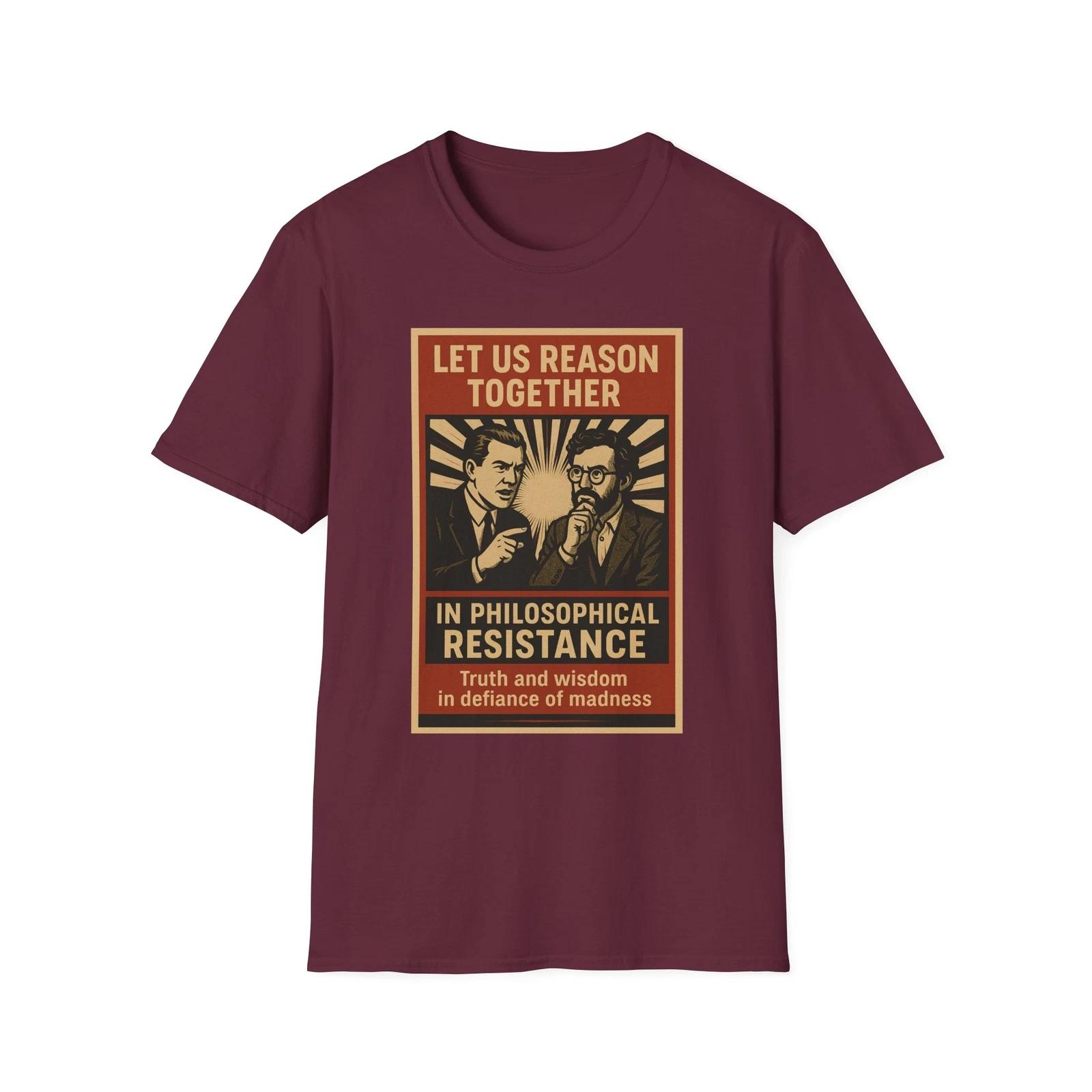 

Let Us Reason Together Shirt, America First Anti-Globalist Tee, Anti-Marxism Tee 4XL