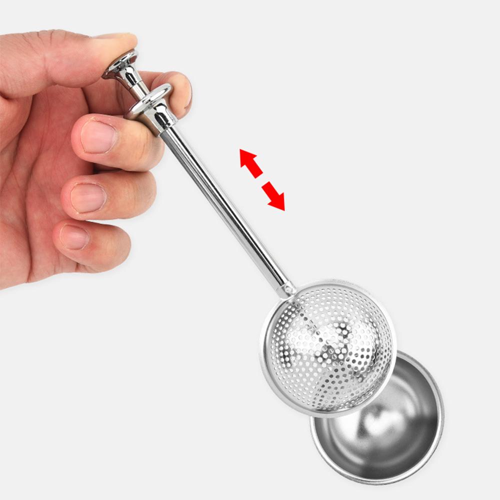 2Pcs Stainless Steel Tea Strainer for Loose Leaf Tea or Baking Supplies