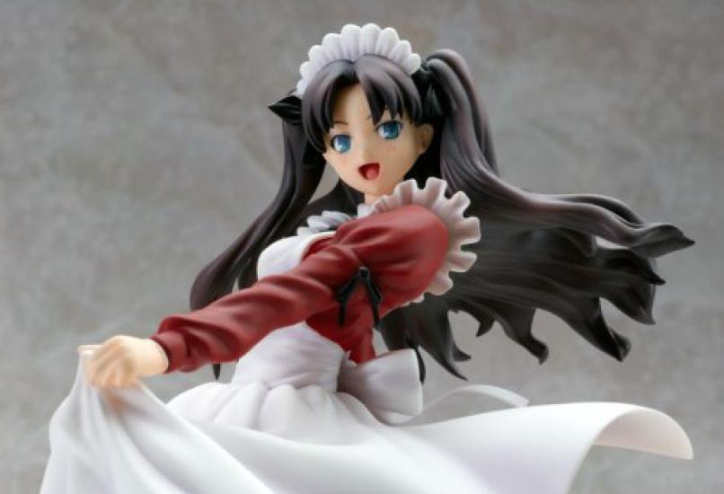 ataraxia Tohsaka Rin Maid scale PVC painted finished Fate/hollow ~Fantasy/Noble Edition~ (1/8 product)