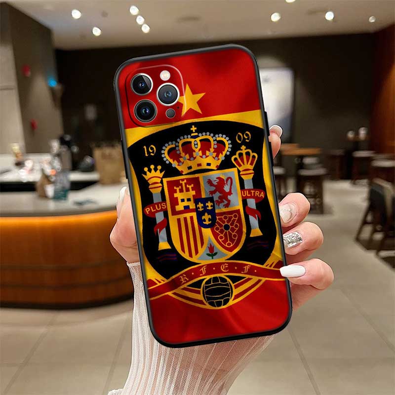 RE54 Spain Flag New High-End Shell Phone Case for Xiaomi Poco F8 M4 M5 M6 M7 X3 X6 X7 Pro GT NFC Ultra