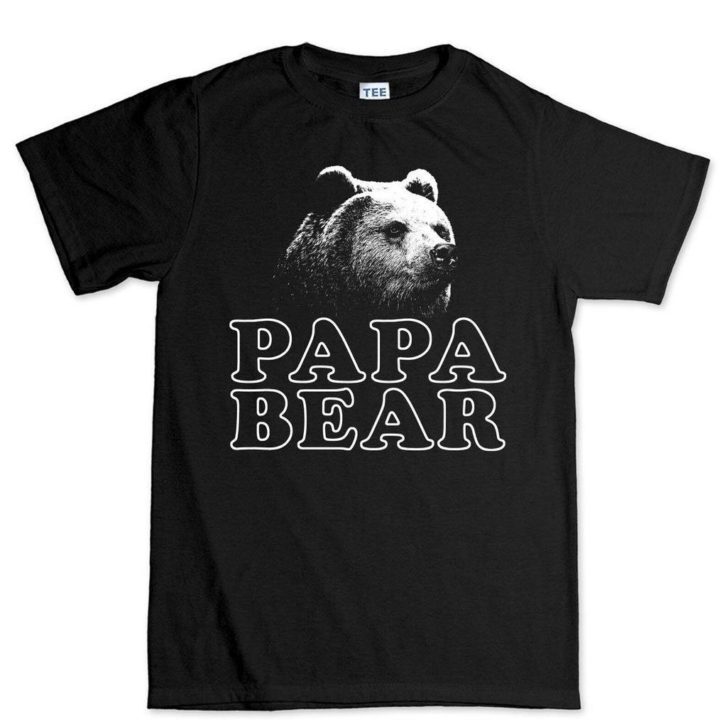 Papa Bear Shirt, Fathers Day Gift For Dad, Daddy Funny Mens Tee, Graphic Top
