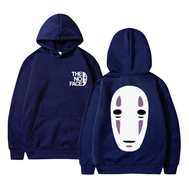 Anime Spirited Away No Face Man Grafická Mikina Unisex 90. léta Manga Harajuku Mikina Unisex Dámská Móda Ležérní Nadměrná mikina