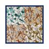 90cm Satin Printed Headscarf, Classic Floral Large Scarf, Women’s Shawl