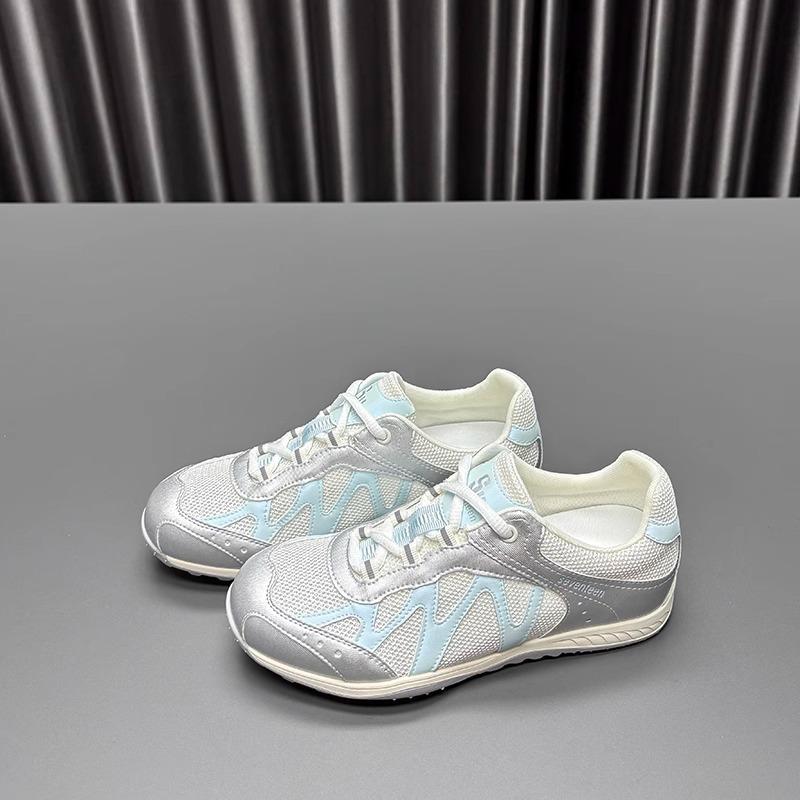 Mesh little white shoes women's summer new thick-soled, light, comfortable and breathable casual sports shoes women