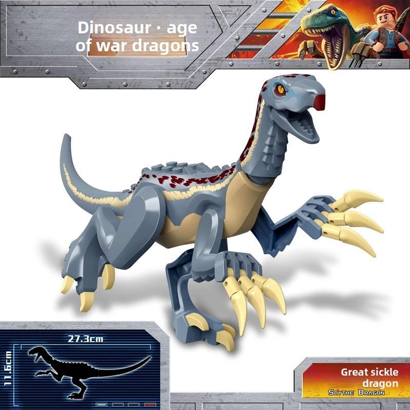 Set di Blocchi da Costruzione Dinosauri in Plastica ABS per Bambini e Collezionisti