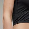 Adidas Letter And Number Print Slim Fit Zip Design Sleeveless Tank Top Women Tops Black IR7103
