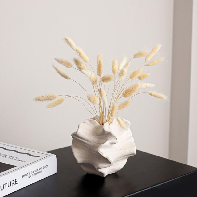 Resin Abstract Irregular Corals Shape Flower Vases For Floral Displays Elegant Shatterproof Pot For Living Room Decors