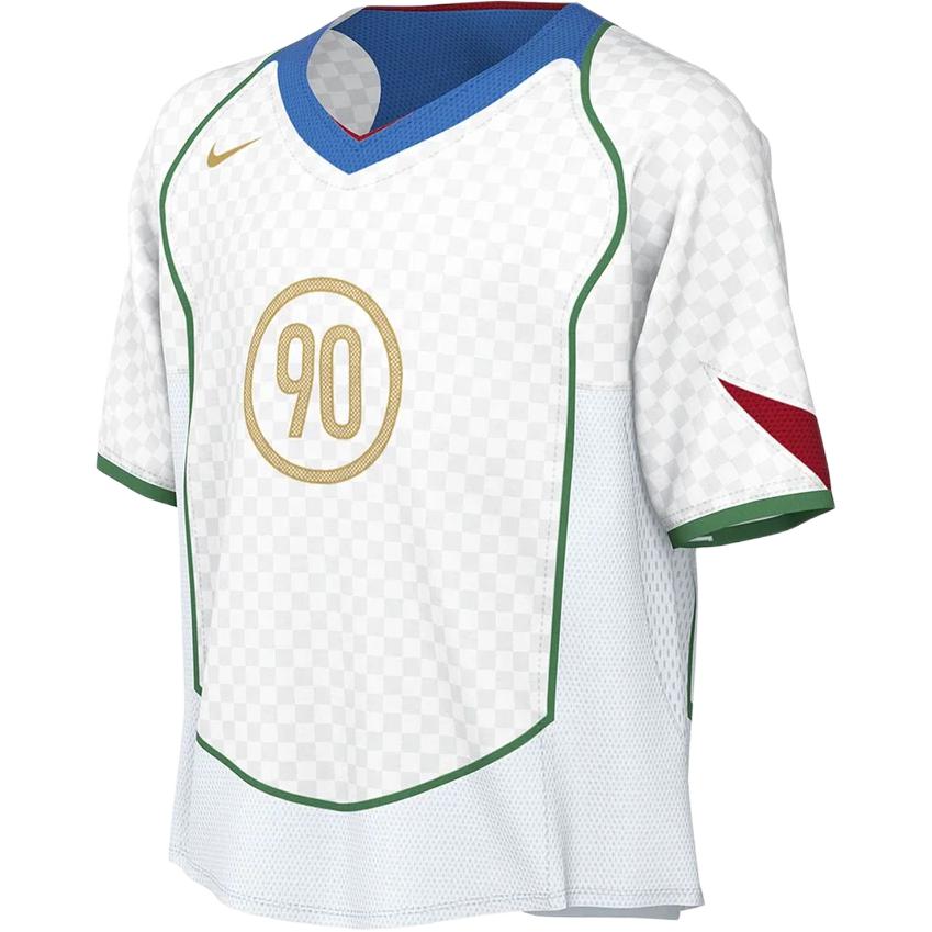 

Nike Тренировочная футболка Dri-Fit T90 Energy с V-образным вырезом, модная, мягкая, спортивная, с коротким рукавом, детские топы II9782-100 S