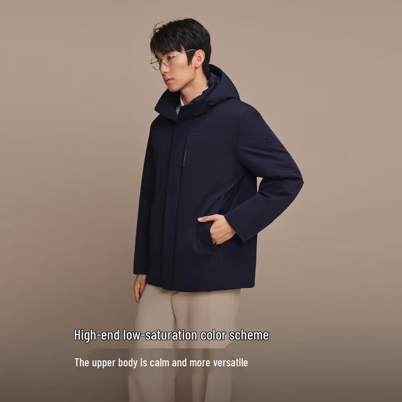 Bosideng Men's B250244151 Hooded Goose Down Jacket