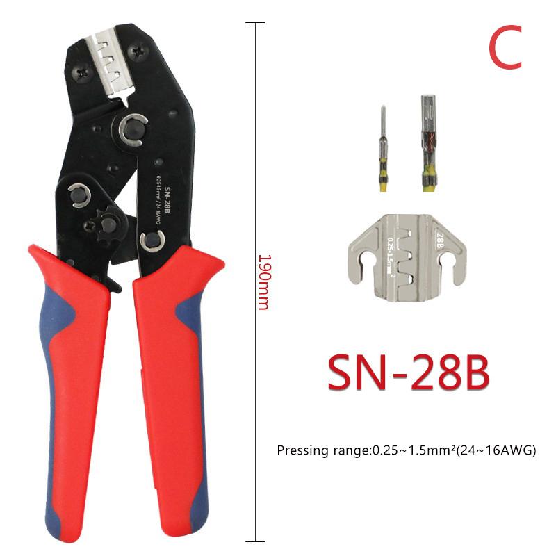 Crimping Pliers Set Wire Crimping Plier Box Kit For Tube Insulation Terminals Electrical Multi-functional Clamp Tools