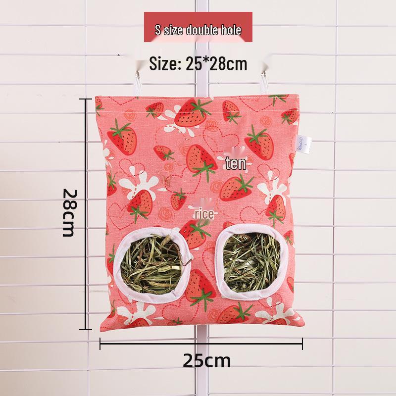 Large Capacity Hay Feeding Bag for Rabbits and Guinea Pigs