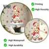 Indoor Christmas Wall Ornaments Decals, Watercolor Stacked Dogs Stickers, Self?Adhesive PVC Xmas Holiday Decor for Living Room Puppy Stickers