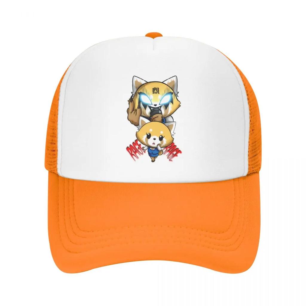 Custom Heavy Metal Aggretsuko Baseball Cap Sun Protection Unisexga Aggressive Retsuko Trucker Hat Autumn Personalized Dad Hat
