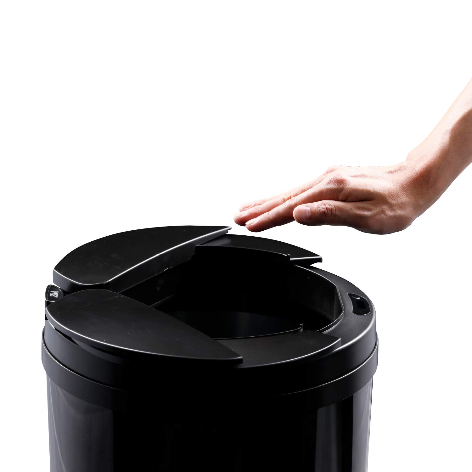

Мусорный бак ZitA CIRCLE стильный 45 литров 30 литров пылесборник автоматический датчик мусорного бака [открытый контейнер] (черный) чёрный