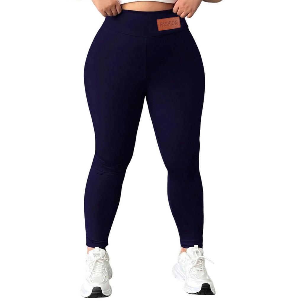 Ladies' Lamb Wool Thickened High Waisted Slimming Pencil Pants With Bottom And Warm Pants