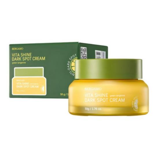 Bergamo Green Tangerine Vita Shine Dark Spot Cream Brightening Tone Correction 50g