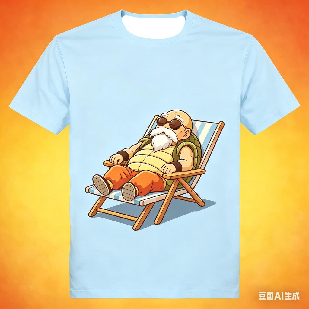Dragon Ball z Super Saiyan Master Roshi Anime T-Shirt Vintage Style Men Women 3D Full Print Y2k Streetwear Harajuku Graphic Tee