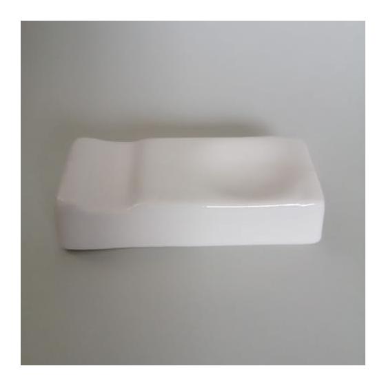 Set of 4 Ceramic Chopstick Rests - White, Simple Design for Spoons, Forks, and Ladles - Dual Grooves for Chopsticks and Spoons Simultaneously - Ideal