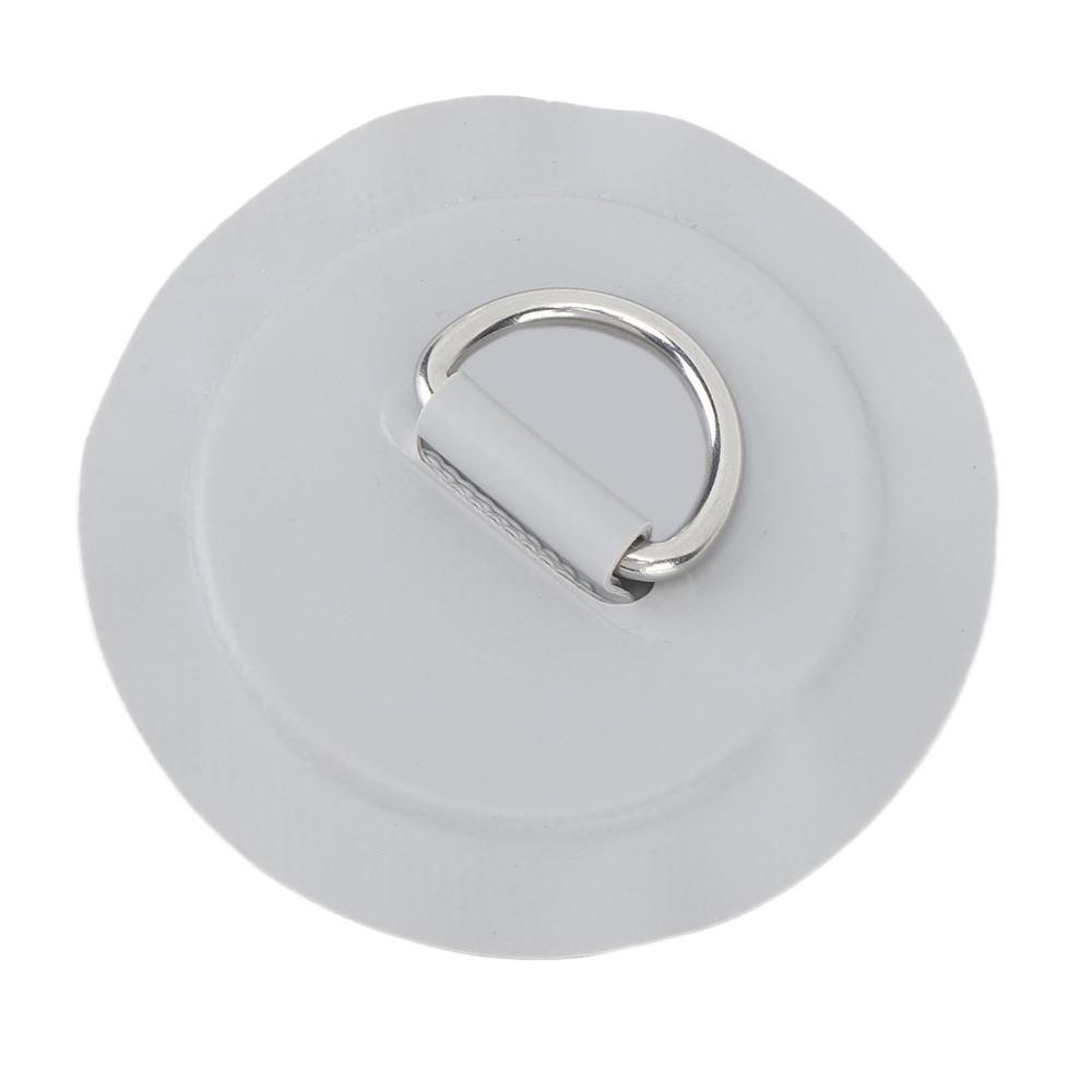 4PCS Lightweight D Ring Patch 3.1 Inch Kayak D Ring for Surfboard Stand Up Paddleboard