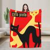 Retro Vintage Art Cute Cats  Super Soft Blanket  Child Plush Throw Blanket Pattern Living Room Flannel Bedspread Sofa Bed Cover