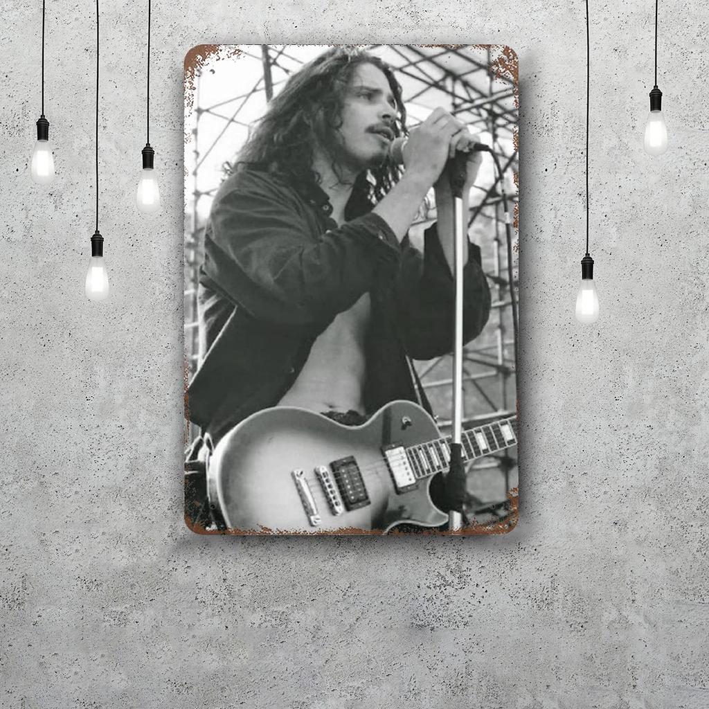Soundgarden Band Vintage Metal Tin Signs Posters Decor Retro Metal Plaque Wall Art Decor for Garage Bar