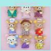 Plush Rilakkuma Toy Keychain Cartoon Animal Stuffed Doll Decoration Gift Kids