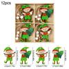 Christmas Wooden Pendants Gingerbread Man Gnomes Xmas Tree Hanging Oranment 2025 Noel Navidad Decorations for Home New Year Gift